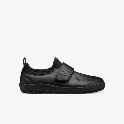 Vivobarefoot Kids' Primus School II School Shoes - Obsidian USA [CVB796158]